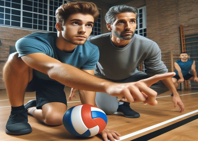 How to Volley in Volleyball Game